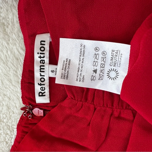 Reformation Butterfly Dress | Red 🔥 Special Sale 🔥 - Picture 9 of 15